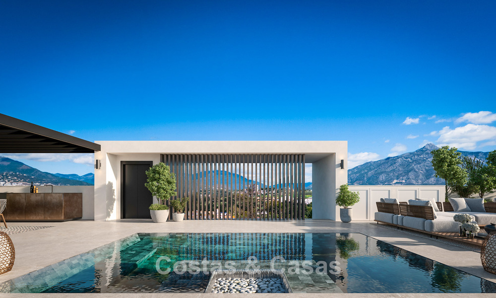 3 brand-new luxury villas for sale within walking distance of the beach and amenities in San Pedro, Marbella 801625