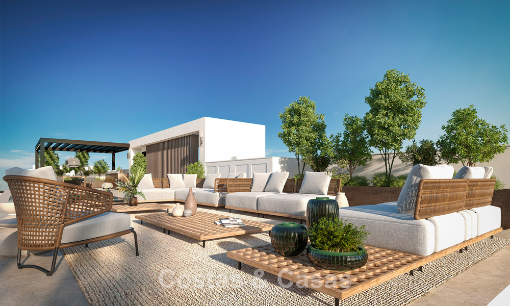 3 brand-new luxury villas for sale within walking distance of the beach and amenities in San Pedro, Marbella 801626