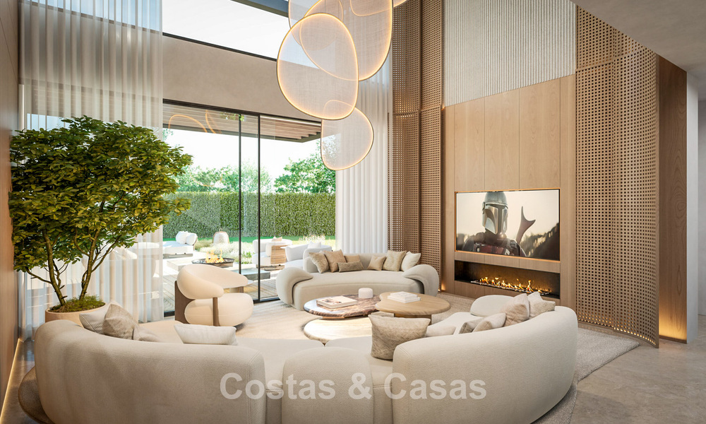 3 brand-new luxury villas for sale within walking distance of the beach and amenities in San Pedro, Marbella 801630
