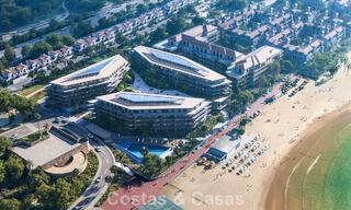 New boutique apartments for sale in a frontline beach complex in La Duquesa, Manilva, Costa del Sol 801602 