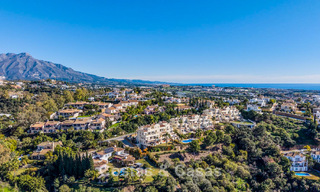 Spacious 4-bedroom apartment with panoramic views for sale in the hills of Marbella - Benahavís 801717 