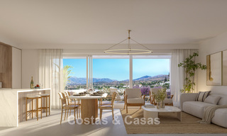 Modern semi-detached villa for sale within walking distance of the beach in Elviria, Marbella 801847 