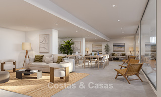 Modern semi-detached villa for sale within walking distance of the beach in Elviria, Marbella 801850 