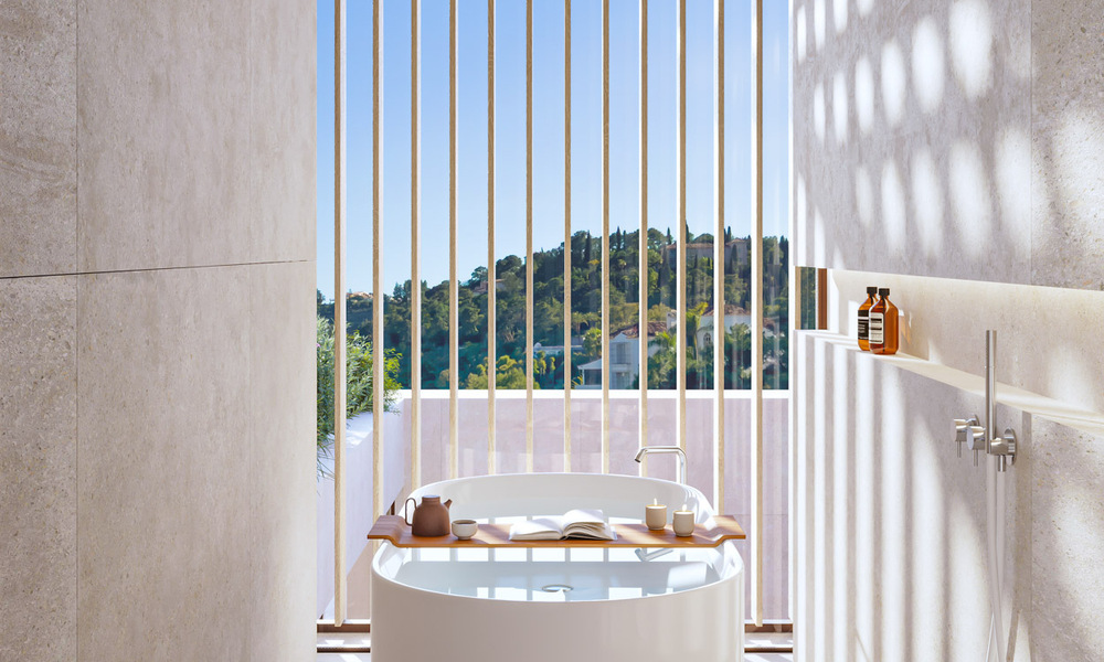 Sleek, modern luxury villa for sale in the renowned El Madroñal residential estate in Benahavís - Marbella 801860