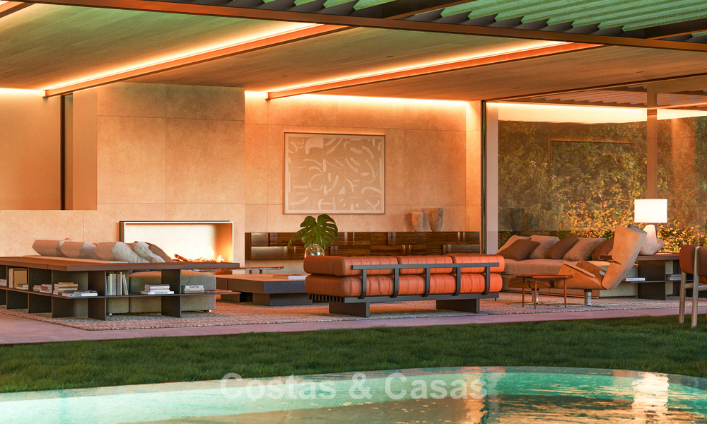 Sleek, modern luxury villa for sale in the renowned El Madroñal residential estate in Benahavís - Marbella 801866