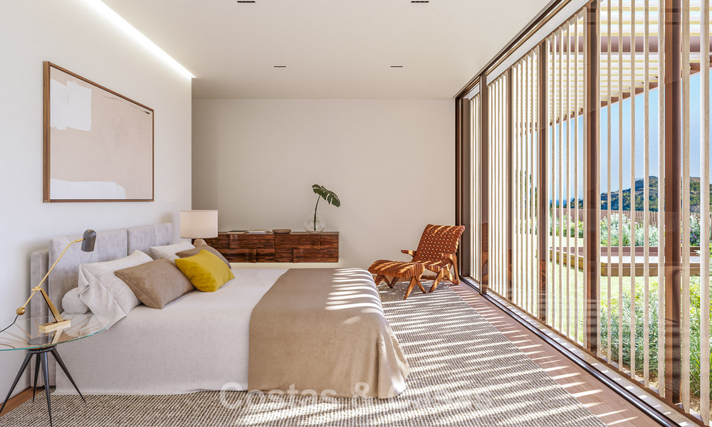 Sleek, modern luxury villa for sale in the renowned El Madroñal residential estate in Benahavís - Marbella 801867