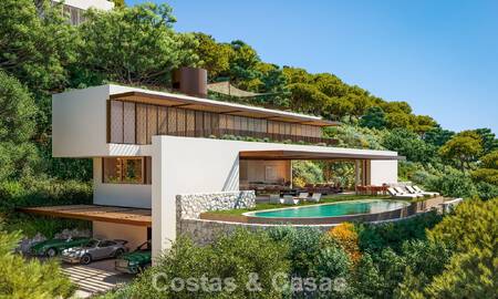 Sleek, modern luxury villa for sale in the renowned El Madroñal residential estate in Benahavís - Marbella 801869