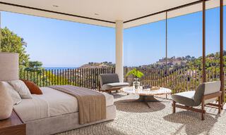 Advanced designer villa with panoramic sea views for sale in El Madroñal, Marbella - Benahavís 801872 