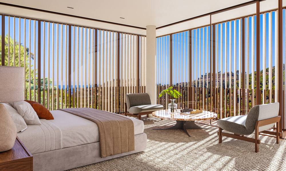 Advanced designer villa with panoramic sea views for sale in El Madroñal, Marbella - Benahavís 801873