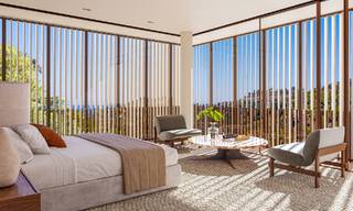 Advanced designer villa with panoramic sea views for sale in El Madroñal, Marbella - Benahavís 801873 
