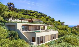 Advanced designer villa with panoramic sea views for sale in El Madroñal, Marbella - Benahavís 801876 