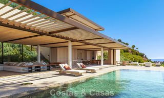 Advanced designer villa with panoramic sea views for sale in El Madroñal, Marbella - Benahavís 801877 