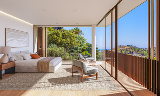Advanced designer villa with panoramic sea views for sale in El Madroñal, Marbella - Benahavís 801881 