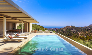 Advanced designer villa with panoramic sea views for sale in El Madroñal, Marbella - Benahavís 801882 