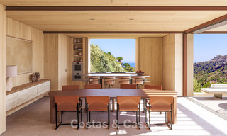 Advanced designer villa with panoramic sea views for sale in El Madroñal, Marbella - Benahavís 801883 