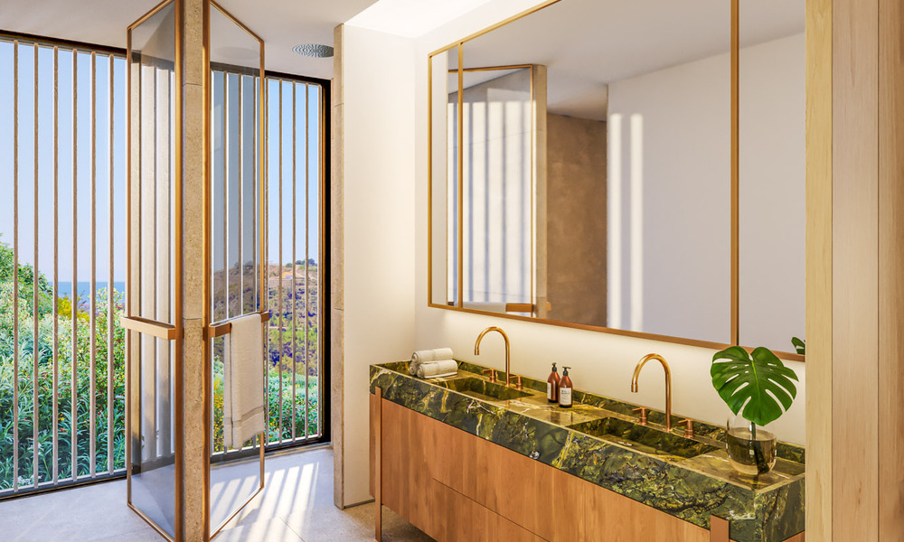 Advanced designer villa with panoramic sea views for sale in El Madroñal, Marbella - Benahavís 801885