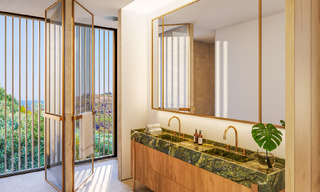 Advanced designer villa with panoramic sea views for sale in El Madroñal, Marbella - Benahavís 801885 