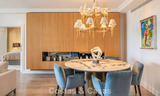 Luxury apartment with private garden and sea view for sale in Los Granados, a prestigious beachfront complex in Puerto Banús, Marbella 801902 