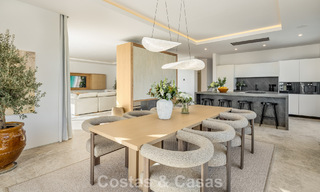 Contemporary mediterranean luxury villa for sale, frontline golf in a prestigious golf community of Nueva Andalucía, Marbella 801914 