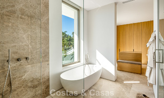 Contemporary mediterranean luxury villa for sale, frontline golf in a prestigious golf community of Nueva Andalucía, Marbella 801919 