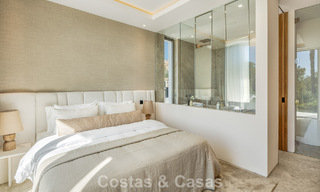 Contemporary mediterranean luxury villa for sale, frontline golf in a prestigious golf community of Nueva Andalucía, Marbella 801924 