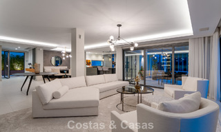 Modern luxury villa with heated swimming pool for sale in Nueva Andalucía's Golf Valley, Marbella 801948 