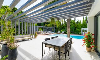 Modern luxury villa with heated swimming pool for sale in Nueva Andalucía's Golf Valley, Marbella 801955 