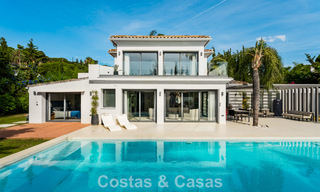 Modern luxury villa with heated swimming pool for sale in Nueva Andalucía's Golf Valley, Marbella 801958 