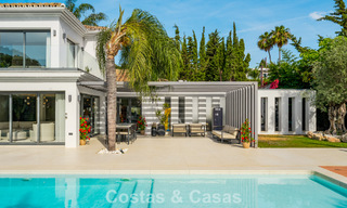 Modern luxury villa with heated swimming pool for sale in Nueva Andalucía's Golf Valley, Marbella 801959 