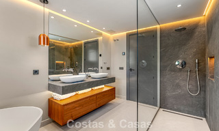 Modern luxury villa with heated swimming pool for sale in Nueva Andalucía's Golf Valley, Marbella 801989 
