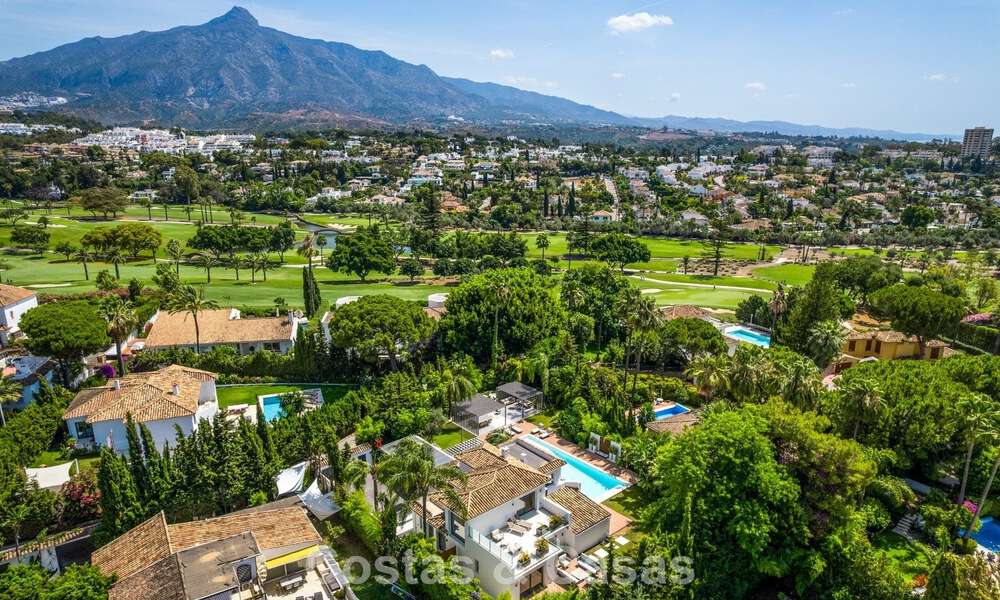 Modern luxury villa with heated swimming pool for sale in Nueva Andalucía's Golf Valley, Marbella 802000