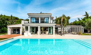 Modern luxury villa with heated swimming pool for sale in Nueva Andalucía's Golf Valley, Marbella 802004 