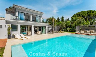 Modern luxury villa with heated swimming pool for sale in Nueva Andalucía's Golf Valley, Marbella 802005 