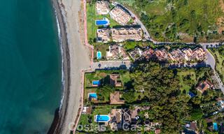 Beachfront renovation villa with exceptional potential for sale on the new golden mile between Marbella and Estepona 802009 