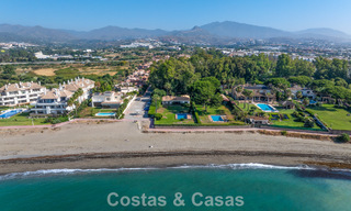 Beachfront renovation villa with exceptional potential for sale on the new golden mile between Marbella and Estepona 802012 