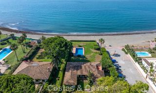 Beachfront renovation villa with exceptional potential for sale on the new golden mile between Marbella and Estepona 802022 