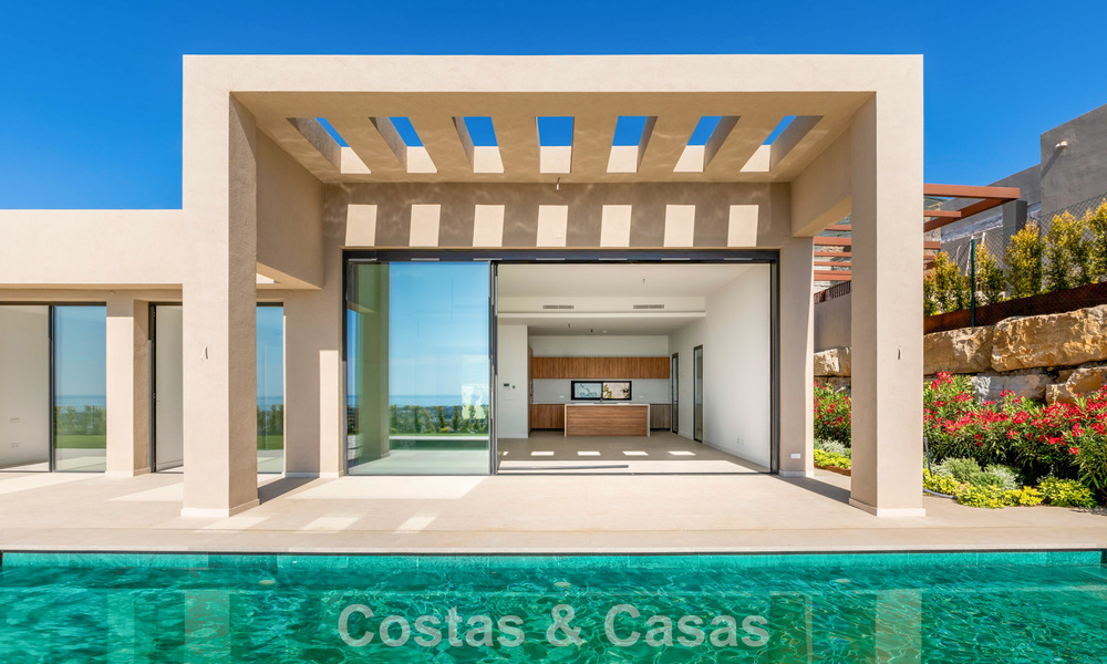 Modern, new, luxury villa with panoramic sea views for sale in the hills of Marbella - Benahavís 802097