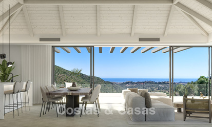 High-end new-build villa with panoramic sea views for sale in the hills of Marbella - Benahavís 802122
