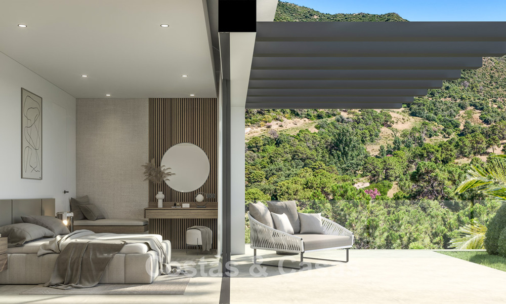 High-end new-build villa with panoramic sea views for sale in the hills of Marbella - Benahavís 802123