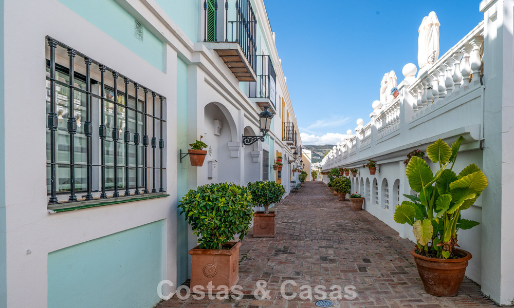 Charming townhouse for sale in an Andalusian village-style complex close to amenities in Nueva Andalucía, Marbella 802349