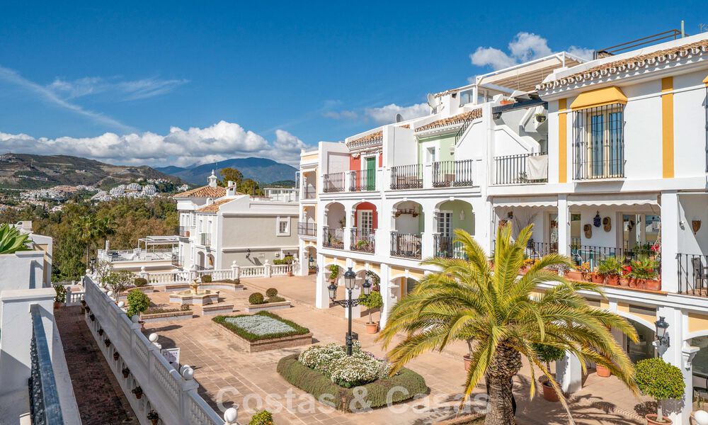 Charming townhouse for sale in an Andalusian village-style complex close to amenities in Nueva Andalucía, Marbella 802377