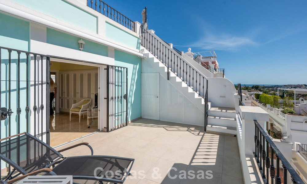 Charming townhouse for sale in an Andalusian village-style complex close to amenities in Nueva Andalucía, Marbella 802380