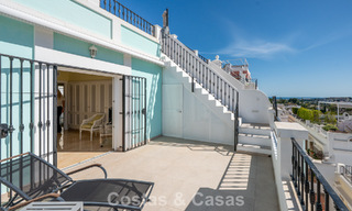 Charming townhouse for sale in an Andalusian village-style complex close to amenities in Nueva Andalucía, Marbella 802380 