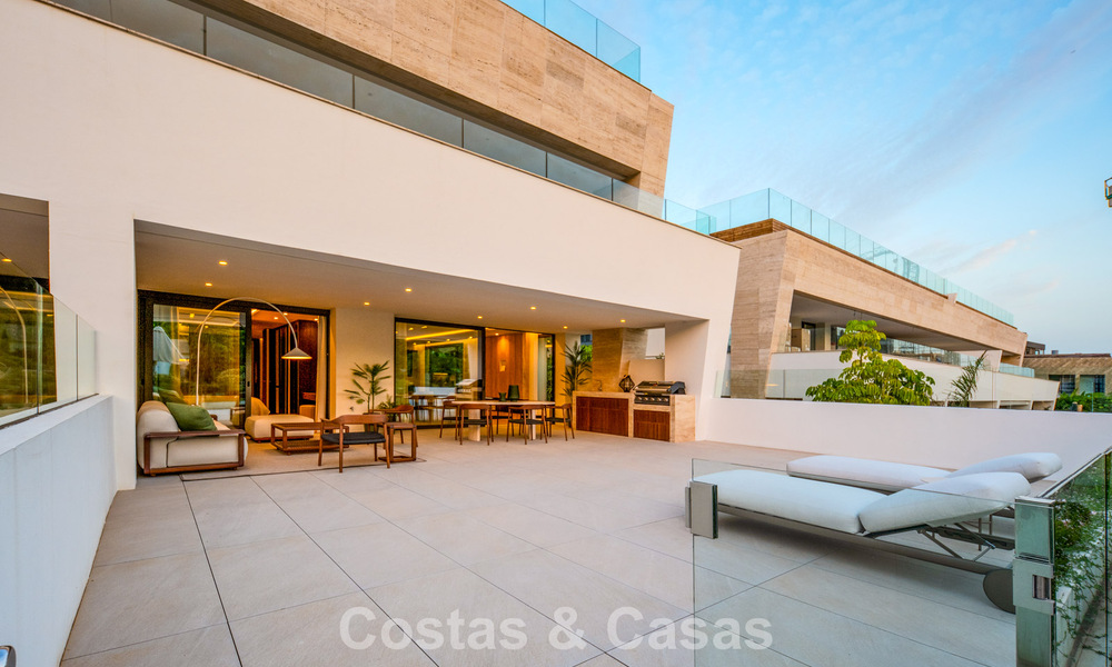 Exclusive duplex apartment with Fendi interior in five star complex for sale on Marbella’s Golden Mile 802286
