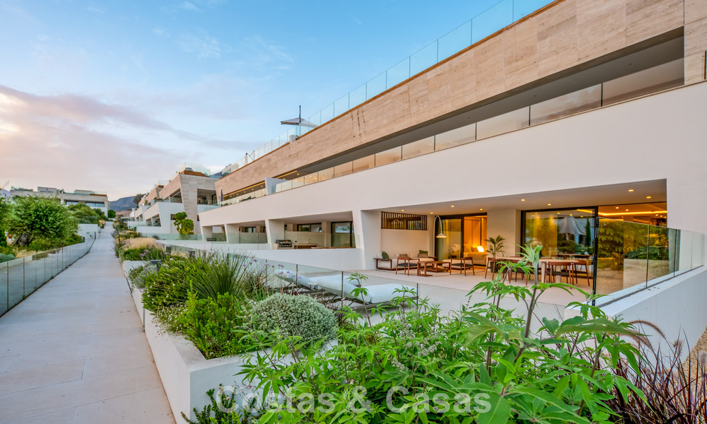 Exclusive duplex apartment with Fendi interior in five star complex for sale on Marbella’s Golden Mile 802287