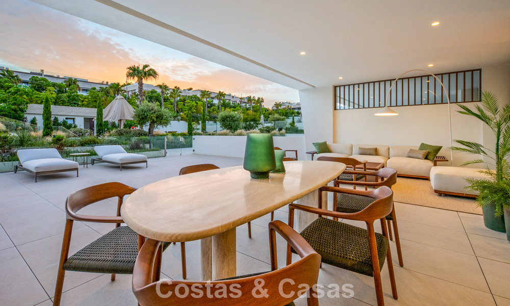 Exclusive duplex apartment with Fendi interior in five star complex for sale on Marbella’s Golden Mile 802288