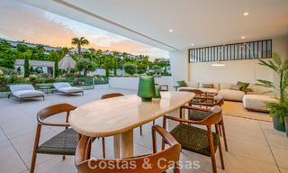 Exclusive duplex apartment with Fendi interior in five star complex for sale on Marbella’s Golden Mile 802288 