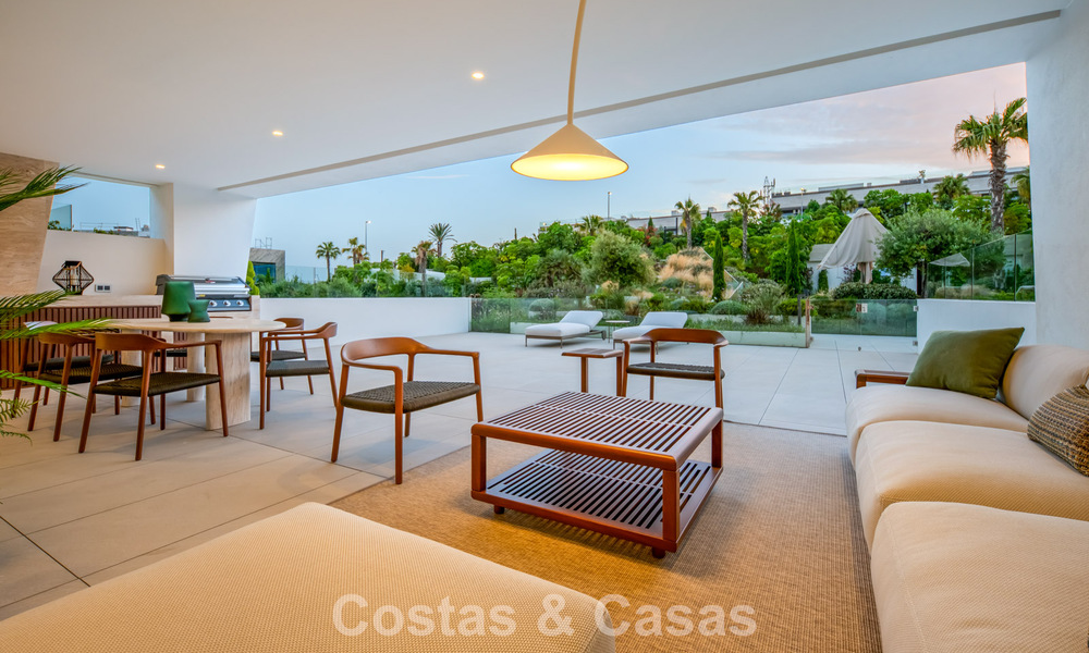 Exclusive duplex apartment with Fendi interior in five star complex for sale on Marbella’s Golden Mile 802290