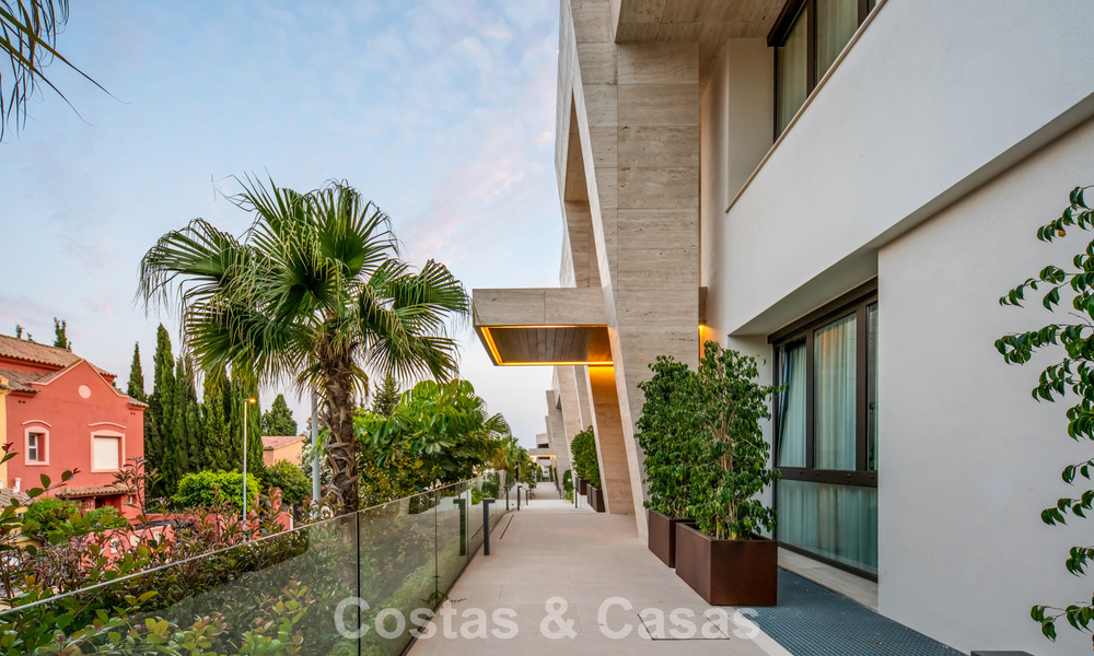 Exclusive duplex apartment with Fendi interior in five star complex for sale on Marbella’s Golden Mile 802291