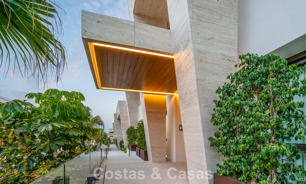 Exclusive duplex apartment with Fendi interior in five star complex for sale on Marbella’s Golden Mile 802292
